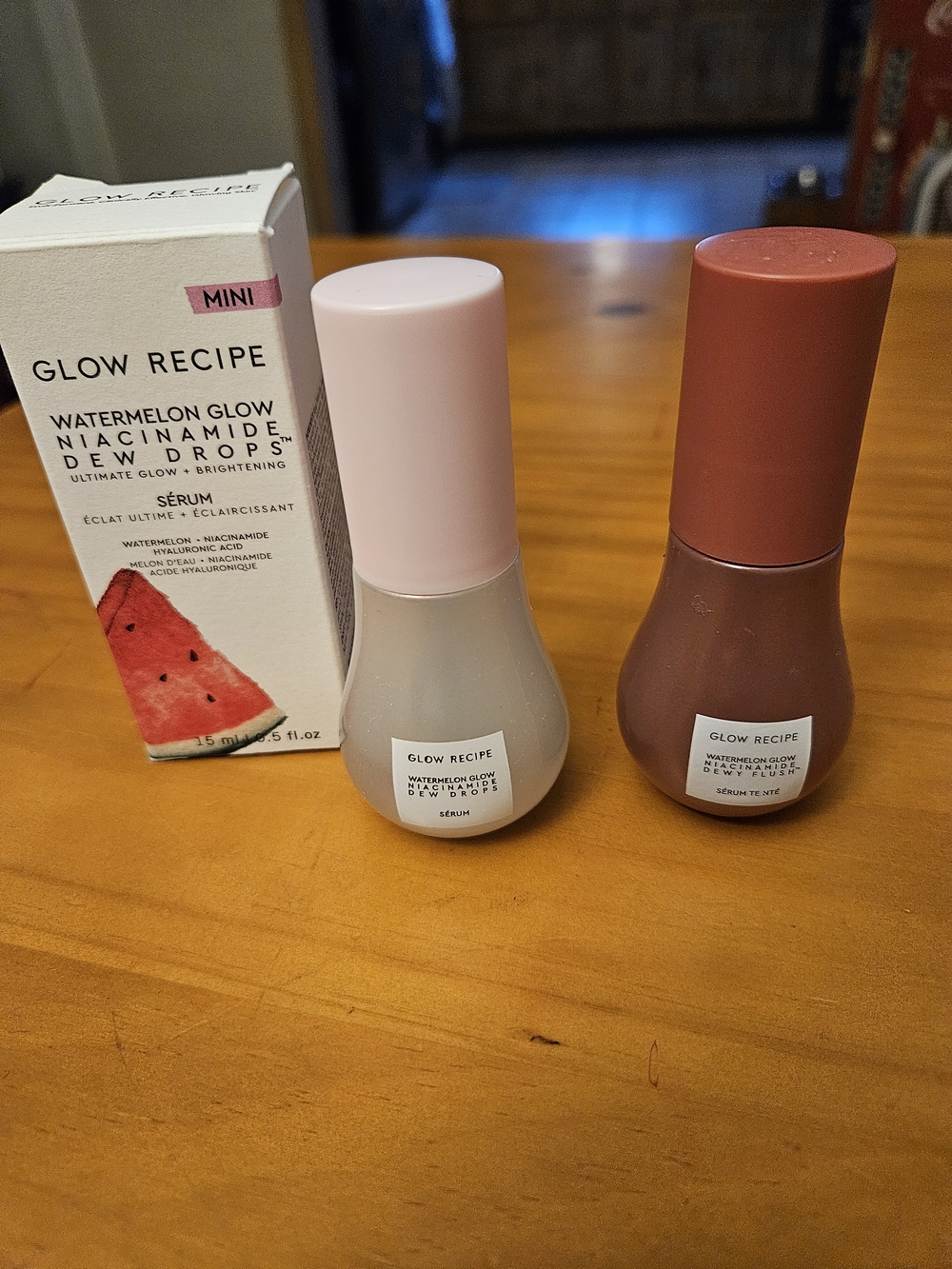 Glow Recipe Watermelon Glow Niacinamide Dew Drops Serum Duo
